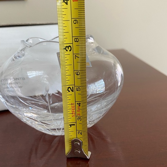 Mikasa Crystal PETIT POINTS Votive Candle Holder Clear Vase new - Picture 6 of 6